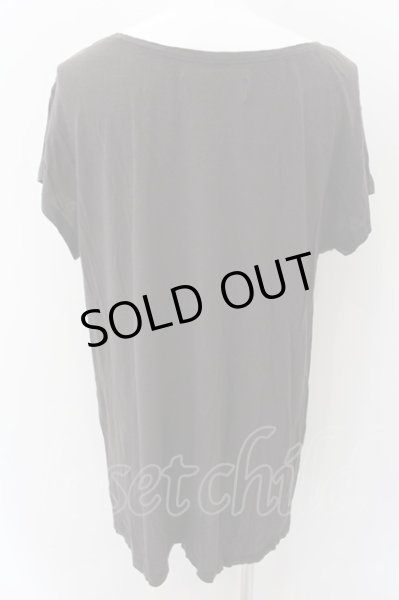 画像3: SHARE SPIRIT / バレリーナBIG Tシャツ 36 ブラック（ダークブラウン系） O-24-11-13-038-SH-ts-YM-ZT292 (3)