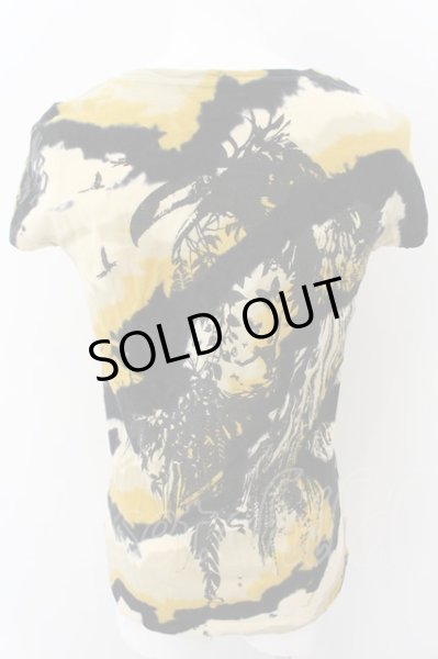 画像3: LGB / A.P.S-PARADISSO/HSC　バックパラディッソTシャツ 1（レディース） イエロー O-24-11-13-042-LG-ts-YM-ZT292 (3)