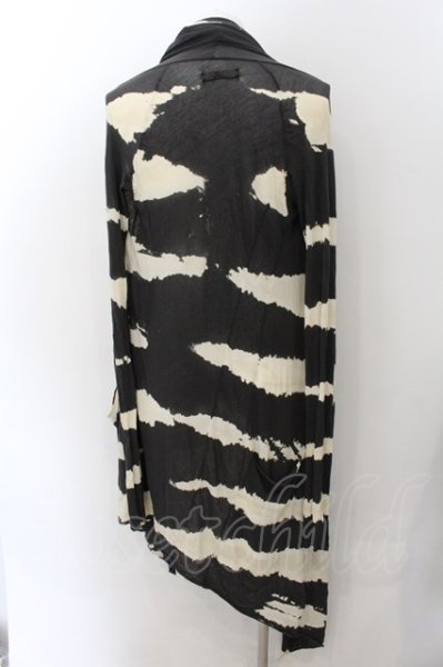 画像3: IFSIXWASNINE / CARDI-2/STD カーディガン 3（レディース） ブラックｘアイボリー O-24-11-13-044-IF-to-YM-ZT071 (3)