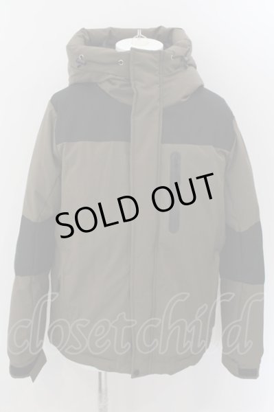 画像1: CavariA / 中綿マウンテンパーカー 44 カーキxブラック O-24-11-13-046-Ca-ou-YM-ZT-M008 (1)