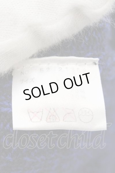 画像3: MIDAS / Vネックリブニットソー L ブルー O-24-11-13-059-MI-to-YM-ZT292 (3)