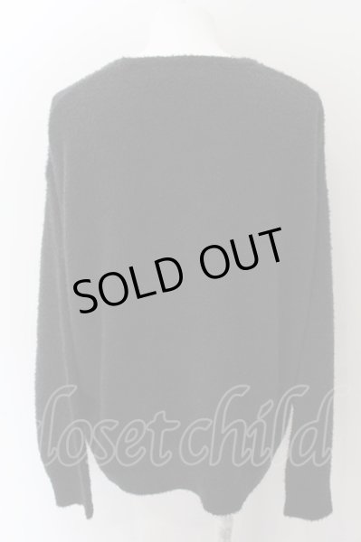 画像2: CavariA / アクリルニットBIGプルオーバー 44 ブラック O-24-11-13-060-Ca-to-YM-OS (2)