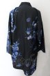 画像3: CIVARIZE / Culture フラワー総柄着物カーディガン F ブラックxブルー O-24-11-13-066-CI-to-YM-ZT1117 (3)