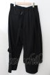 画像3: CIVARIZE / プリーツラップワイドパンツ 46 ブラック O-24-11-13-075-CI-pa-YM-ZT205 (3)
