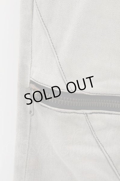 画像3: Moonage Devilment（清春） / ニーZIPスキニーデニムパンツ  グレー O-24-11-13-076-MO-pa-YM-OS (3)