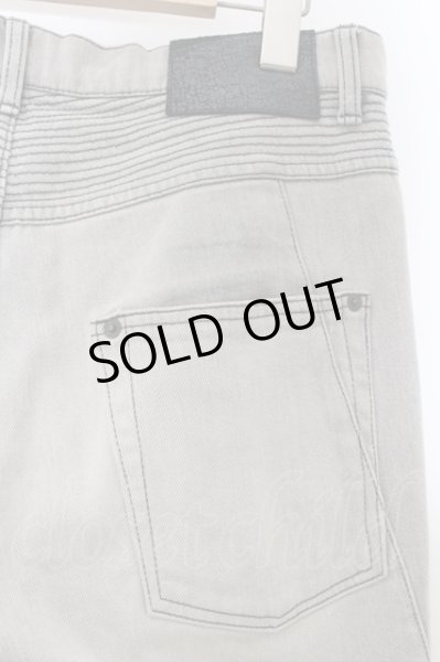 画像4: Moonage Devilment（清春） / ニーZIPスキニーデニムパンツ  グレー O-24-11-13-076-MO-pa-YM-OS (4)