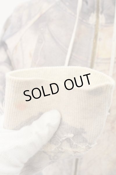 画像2: maxsix / シュルレアリスム総柄パーカー M アイボリー O-24-11-13-007-ma-to-YM-ZT287 (2)