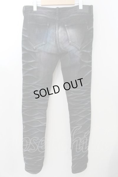 画像2: CIVARIZE / 立体加工ストレッチスキニーデニムパンツ 44 ブラックｘブルーｘパープル O-24-11-13-078-CI-pa-YM-ZT205