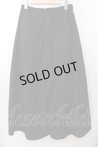 画像4: CIVARIZE / Detectフラワー柄マチ付ジップワイドパンツ 44 ブラックｘブルー O-24-11-13-079-CI-pa-YM-ZT205 (4)