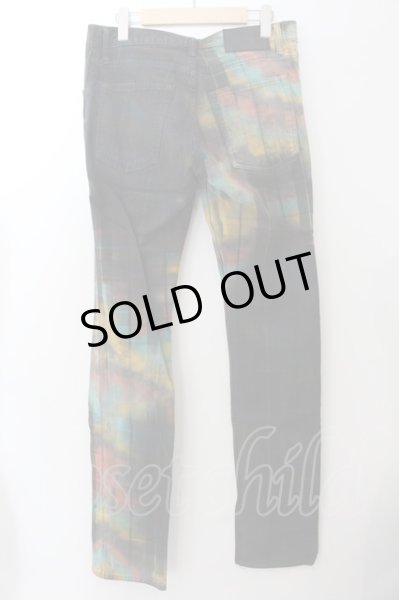 画像2: LGB / ST103/M コーティングタータンパンツ【メンズ29】 29 ブラックｘイエロー系 O-24-11-13-085-LG-pa-YM-OS (2)