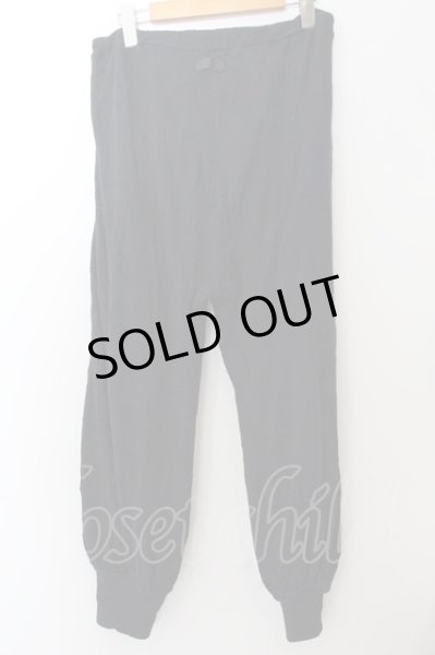 画像4: IFSIXWASNINE / SARROUEL/W/M ジャガードリブパンツ【メンズ1】 1 ブラック O-24-11-13-086-IF-pa-YM-ZT202 (4)