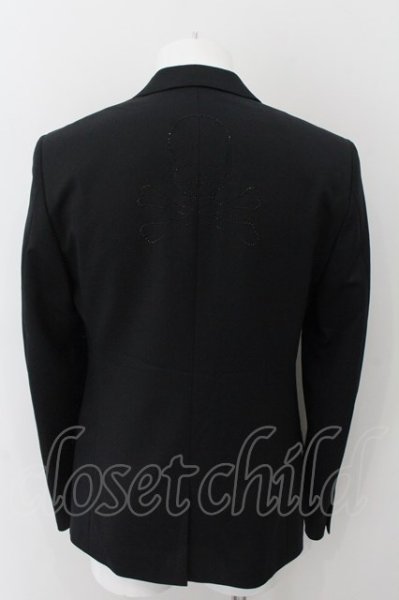 画像2: Roen / semantic designコラボ バックスカルノッチドラペル2Bスーツ Y6 ブラック O-24-11-13-012-Ro-ja-YM-ZT205 (2)