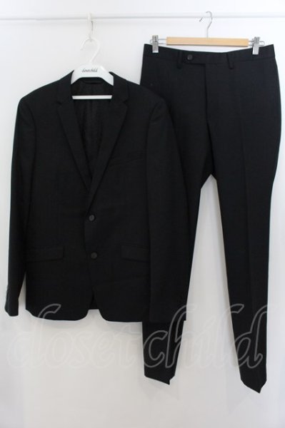 画像6: Roen / semantic designコラボ バックスカルノッチドラペル2Bスーツ Y6 ブラック O-24-11-13-012-Ro-ja-YM-ZT205 (6)
