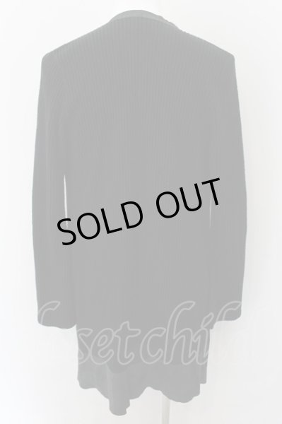 画像4: SHARE SPIRIT / Resort シープスキンパイピングリブカーディガン M ブラック O-24-11-13-013-SH-to-YM-ZT287 (4)