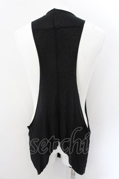 画像2: LGB / HANMOCK/NS ドレープベスト 0（レディース） ブラック O-24-11-13-019-LG-to-YM-ZT287 (2)