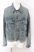 HARE / ケミカルブリーチショートデニムジャケット Gジャン M インディゴ O-24-11-17-003-HA-ja-YM-ZT267