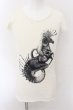 画像1: IFSIXWASNINE / SEA HORSE/HSC/FP Tシャツ 0（レディース） ホワイト O-24-11-17-038-IF-ts-YM-OS (1)