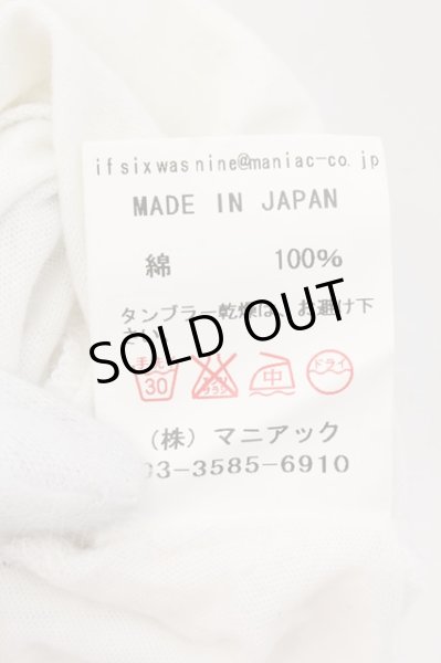 画像4: IFSIXWASNINE / SEA HORSE/HSC/FP Tシャツ 0（レディース） ホワイト O-24-11-17-038-IF-ts-YM-OS (4)