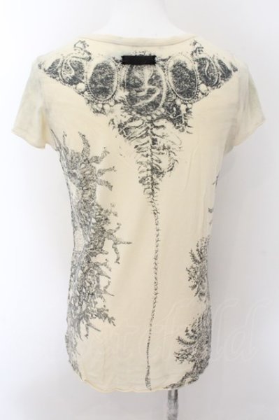 画像3: IFSIXWASNINE / GOD OF JANGLE/HSC Tシャツ 0(レディース) アイボリー O-24-11-17-039-IF-ts-YM-ZT294 (3)