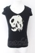 画像1: LGB / GHOST SKULL/HSC Tシャツ 0（レディース） ブラック O-24-11-17-049-LG-ts-YM-ZT270 (1)