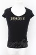 画像2: LGB / SPIDER/HSC Tシャツ 0（レディース） ブラックｘゴールド O-24-11-17-052-LG-ts-YM-ZT327 (2)
