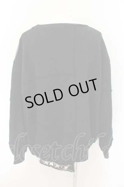 画像3: CIVARIZE / ヘビーウェイト切り替えデザインプルオーバー  ブラック O-24-11-17-005-CI-ja-YM-ZT267 (3)