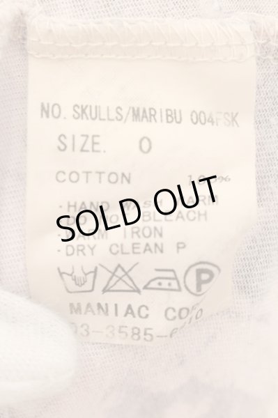 画像3: LGB / SKULLS/MARIBU 総柄スカルTシャツ 0（レディース） ピンク O-24-11-17-054-LG-ts-YM-OS (3)