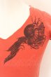 画像3: LGB / BEDROCK GHOST INDIAN/HSC Tシャツ 1（レディース） オレンジ O-24-11-17-056-LG-ts-YM-ZT270 (3)
