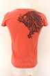 画像1: LGB / BEDROCK GHOST INDIAN/HSC Tシャツ 1（レディース） オレンジ O-24-11-17-056-LG-ts-YM-ZT270 (1)