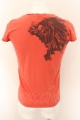 画像1: LGB / BEDROCK GHOST INDIAN/HSC Tシャツ 1（レディース） オレンジ O-24-11-17-056-LG-ts-YM-ZT270 (1)
