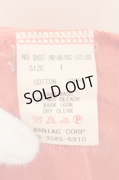 画像4: LGB / BEDROCK GHOST INDIAN/HSC Tシャツ 1（レディース） オレンジ O-24-11-17-056-LG-ts-YM-ZT270 (4)