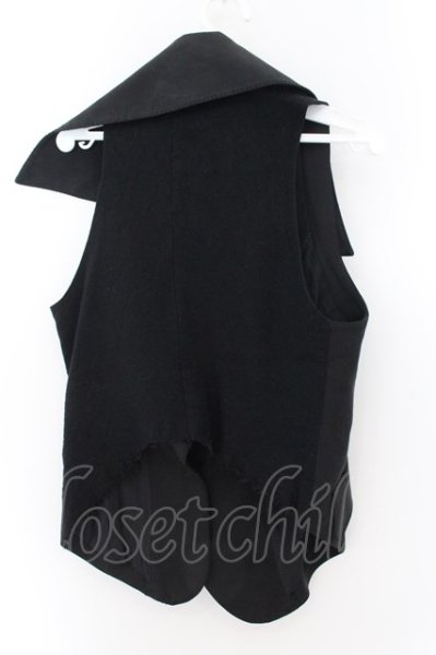 画像2: IFSIXWASNINE / JK-PAPILLON/NS ジレベスト 0 ブラック O-24-11-17-061-IF-ja-YM-ZT007 (2)