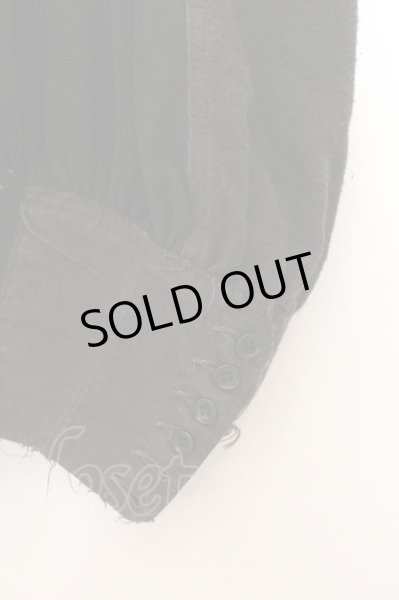 画像2: SHARE SPIRIT / ハイウエスト切り替えフリースサルエルジョッパーズパンツ 38 ブラックｘダークブラウン O-24-11-17-068-SH-pa-YM-OS (2)