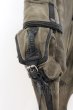 画像2: KMRii / BLACK RAVEN CROPPED　パンツ 0 カーキ O-24-11-17-069-KM-pa-YM-ZT-ML019 (2)