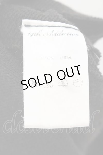 画像5: 14th Addiction / クロップドカモフラスウェットパンツ  ブラック（ダークブラウン） O-24-11-17-070-14-pa-YM-ZT206 (5)