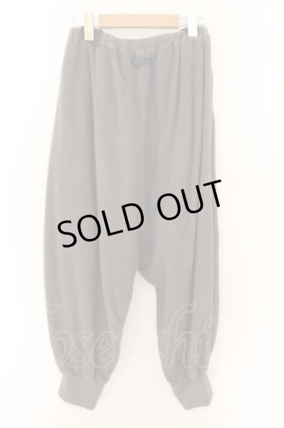 画像2: IFSIXWASNINE / SARROUEL コットン起毛サルエルパンツ 1 チャコール O-24-11-17-073-IF-pa-YM-ZT239 (2)