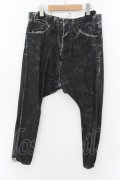 LGB / SARROUEL/M コーティングサルエルデニムパンツ【メンズ28】 28 ブラック O-24-11-17-074-LG-pa-YM-ZT206