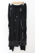 CIVARIZE / チェーン付きレイヤードパンツ F ブラック O-24-11-17-075-CI-pa-YM-ZT239