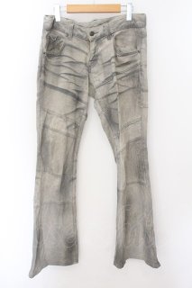 TORNADO MART / Wオーシャンベルボトム デニムパンツ M グレー O-24-11