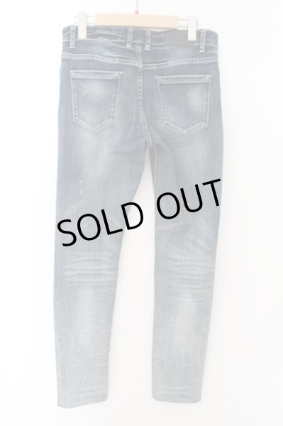 画像2: CavariA / ウォッシュドグラデーションストレッチスキニーデニムパンツ 44 インディゴ O-24-11-17-081-Ca-pa-YM-ZT240 (2)