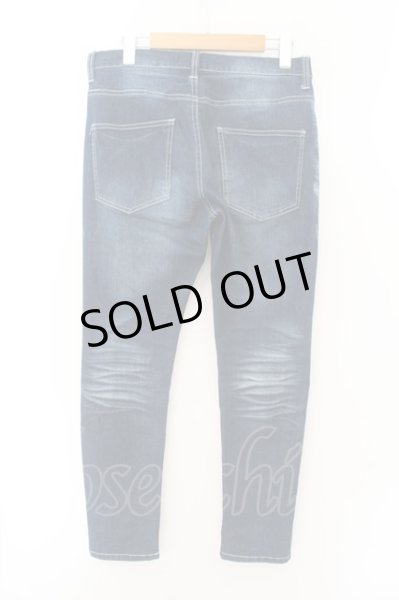 画像2: CavariA / ヒゲ加工ダメージストレッチスキニーデニムパンツ 44 インディゴ O-24-11-17-082-Ca-pa-YM-ZT240 (2)