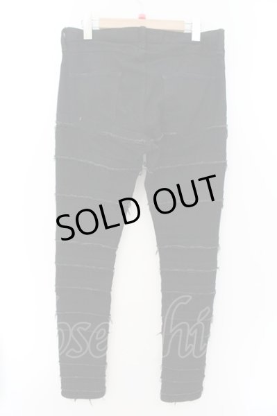 画像2: CIVARIZE / フリンジ切り替えスキニーデニムパンツ 44 ブラック O-24-11-17-084-CI-pa-YM-ZT240 (2)