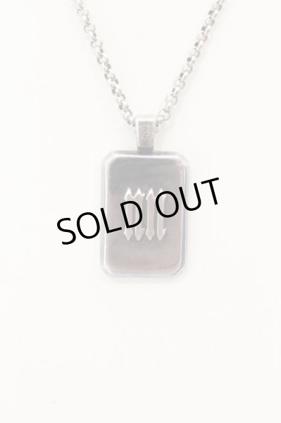 画像1: NIL DUE / NIL UN TOKYO / INITIAL SQUARE ネックレス  シルバー O-24-11-17-100-NI-ac-YM-OS (1)