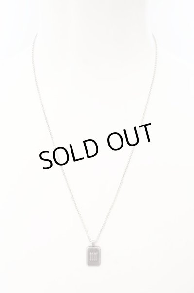 画像3: NIL DUE / NIL UN TOKYO / INITIAL SQUARE ネックレス  シルバー O-24-11-17-100-NI-ac-YM-OS (3)