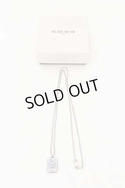 画像4: NIL DUE / NIL UN TOKYO / INITIAL SQUARE ネックレス  シルバー O-24-11-17-100-NI-ac-YM-OS (4)