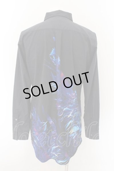 画像2: CIVARIZE / フラワーパターンロングシャツ 46 ブラック O-24-11-17-011-CI-sh-YM-OS (2)