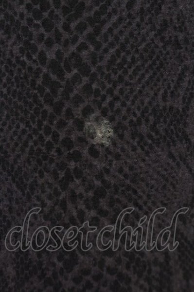 画像2: TORNADO MART / クロコプリントサッカーシャツ LL ブラック O-24-11-17-013-TO-sh-YM-ZT268 (2)