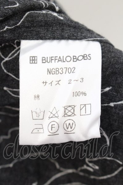 画像3: BUFFALO BOBS / ANTONIO-FIORE M.W(アントニオ-フィオーレ ミラクルウェーブ)ホリゾンタルカラーシャツ 2-3 ブラック O-24-11-17-016-BU-sh-YM-ZT268 (3)