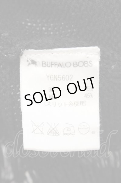 画像4: BUFFALO BOBS / クラッシュボーダーカーデ 1 ブラック O-24-11-17-019-BU-to-IG-OS (4)