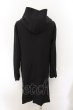 画像2: NO ID. BLACK / TRストレッチフーデッドコート 3 ブラック O-24-11-17-025-NO-ou-YM-M125 (2)